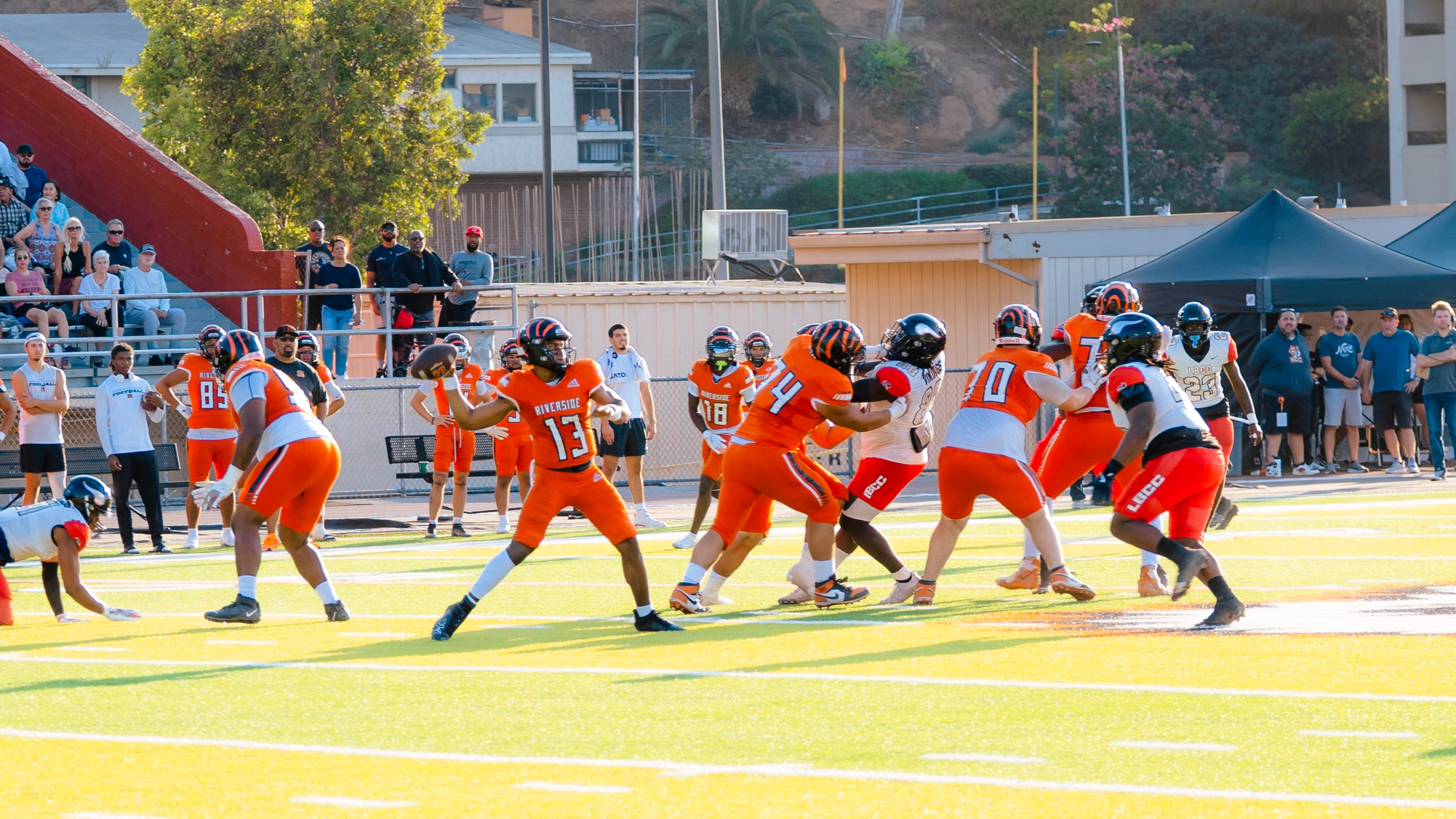 Riverside Racks Up Offensive Yards in Victory